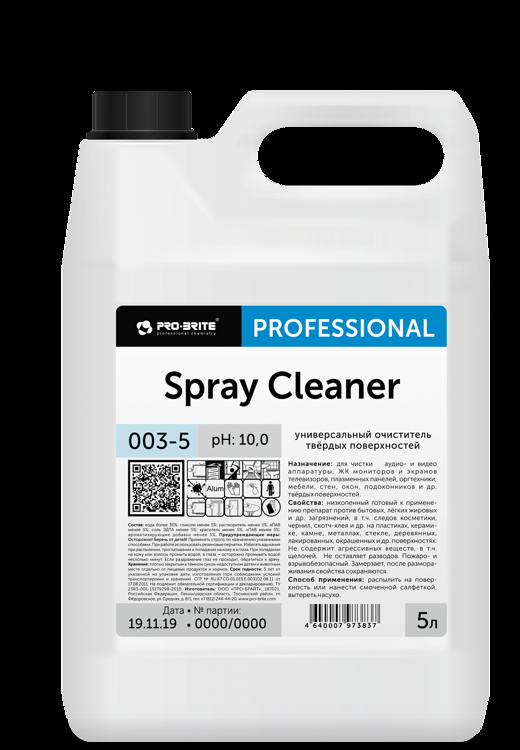 Средство Pro-Brite Spray Cleaner 5л очиститель для твёрдых поверхностей/ 003-5